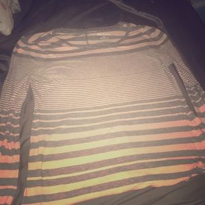 Pink and grey long sleeve top